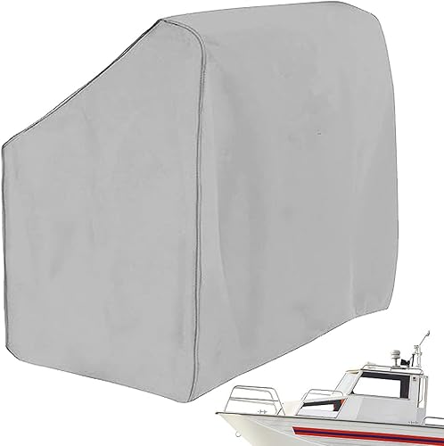 Coperture per consolle Centrale per Barche - Copertura per Console Impermeabile 600d Marine Grade Protezione Solare - Copertura Console Centrale per Barca, Adatta Fino a 45' H X 40' - Ysert