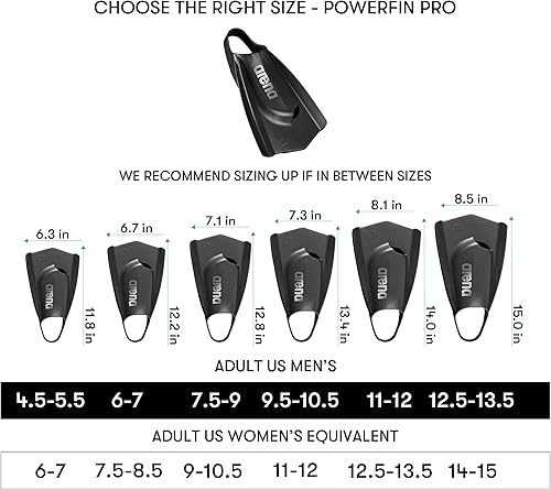 Arena Powerfin PRO Fed, Training Gear Unisex Adulto - Ysert