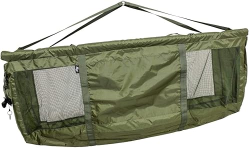 Karpfen Wiegeschlinge XXL, Sdraio per Carpa. da Uomo, Verde Oliva, L - Ysert
