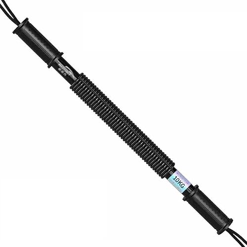Power Twister Bar, 10kg Spring Chest Expander, Manubrio Flessibile a Molla per Principianti Uso Domestico Esercizi per Petto, Spalle, avambraccio, bicipiti e Braccia - Ysert