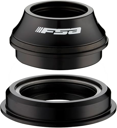 Fsa, S.St.Semi. N.57/E-1 Orbit 1.5E Unisex-Adulto, Nero, 1.1/8-Inch - Ysert