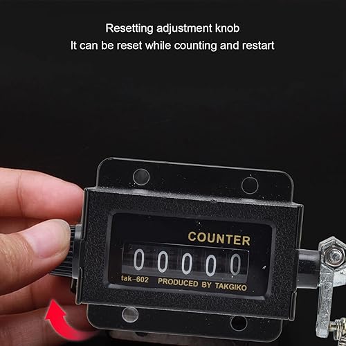 Contatore Meccanico, 0-99999 Design Specchio in Vetro Contaballe per Accumulare Il Numero di Volte in Cui Viene Registrato L'utensile O Il Movimento Meccanico Alternativo - Ysert