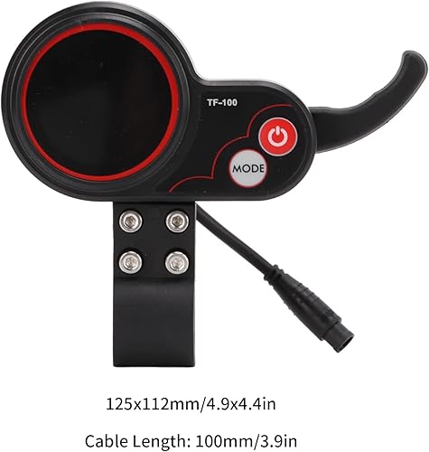 Pannello Display Scooter Elettrico 48V, Display TF‑100 48V 6 Pin Strumento di Comunicazione Scheda di Controllo Elettrico Compatibile con Controller Scooter Elettrico KUGOO M4 - Ysert