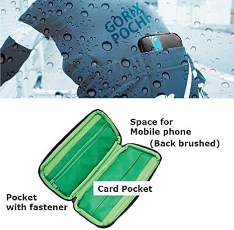 Borsa da bicicletta, Ciclismo Custodia Impermeabile Mobile Phone Case - Grigio (160g, B: 3.9 pollici, L: 7.9 pollici, Poliestere, Cinghia Regolabile, Tasca con Cerniera) - Ysert