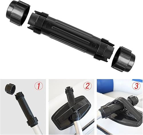 Pagaia in Alluminio per Kayak e Canoa, 1 Paio di Remi per Kayak, Remi Portatili Regolabili per Barche con Manico Antiscivolo in Lega di Alluminio per Remi gommoni gommoni - Ysert