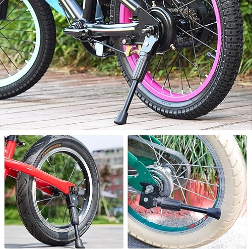 Oumers Cavalletto per Bici per Bambini, Cavalletto per Bicicletta monolaterale Cavalletto per Bambini 14-18 Pollici Cavalletto per Bicicletta duraturo Cavalletto Antiscivolo - Ysert