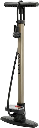 Pompa ad aria con manometro | Pompa per bicicletta per tutte le valvole – valvola Dunlop – valvola francese – valvola auto | Pompa da terra 11 bar/160 psi - Ysert