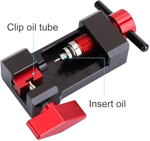 Attrezzo del Tubo dell'olio Bici in Lega di Alluminio, Collegamento della Conduttura di Scarico Ago della Bicicletta Che Inserisce l'attrezzatura del Supporto - Ysert