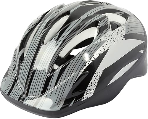Casco da bicicletta per bambini, leggero, sicuro e infrangibile, casco da bicicletta, per bambini e ragazzi e ragazze, sicuro e confortevole, regolabile 53 – 55 cm (da 3 – 8 anni) - Ysert