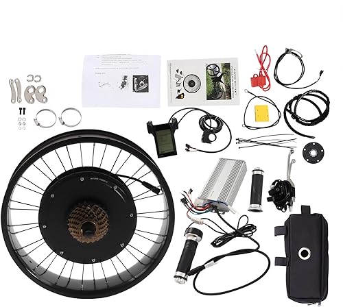 Kit di conversione per bicicletta elettrica da 20 pollici, 48 V, 1500 Watt, ruota posteriore (esclusa batteria) - Ysert