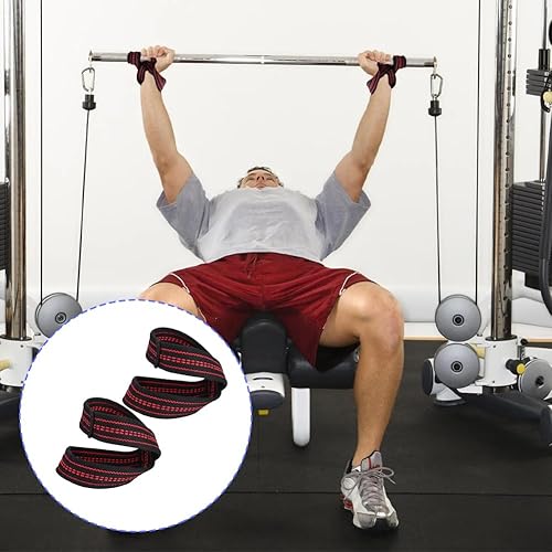 Cinghie per Sollevamento Pesi Figura 8, Supporto Ganci Palestra Polsi Cross Training Protezion da Polso Impacchi Uomini Donne Fitness Polsini In Cotone Tirare Su Stacco Terra Manubri - Ysert