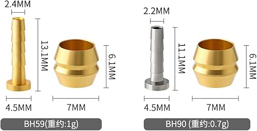 Inserto per freno a disco per bicicletta, inserto oliva, inserto per tubo dei freni, colore: verde oliva - Ysert