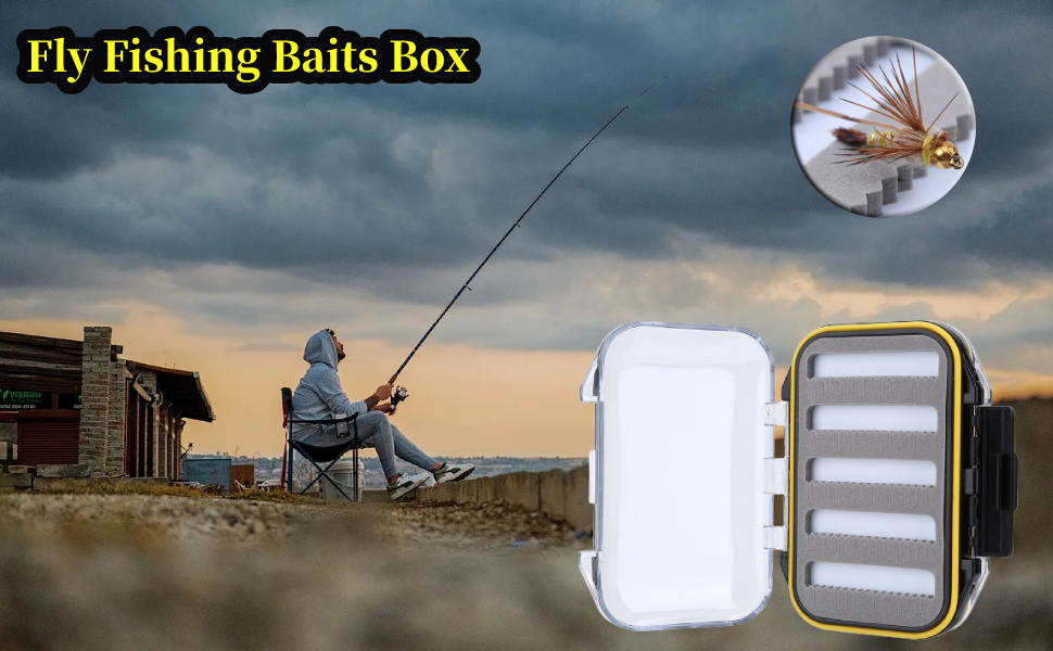 Caja de Pesca con Mosca