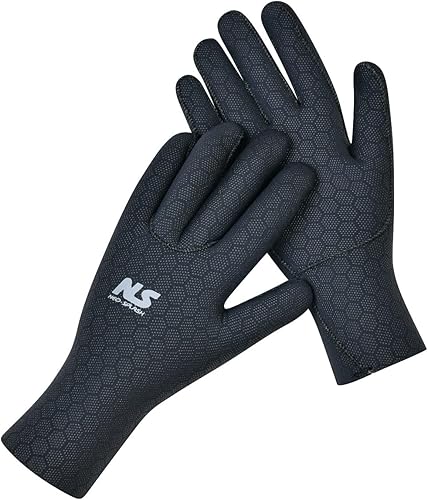 Guanti da immersione in neoprene, 3 mm, guanti da nuoto flessibili, con particelle antiscivolo per adulti - Ysert