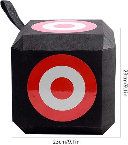 Dadi Tiro con L'Arco, Tiro con L'Arco Dadi 3D Tiro con L'Arco Dadi Bersaglio, Dadi riutilizzabili in Schiuma di tiro con L'Arco per la Caccia Esercizio di Allenamento - Ysert
