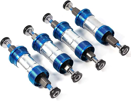 Movimento Centrale Bicicletta Movimento Centrale della Bicicletta, Movimento Centrale Conico Quadrato in Alluminio Impermeabile per Bici universali(122.5mm) - Ysert