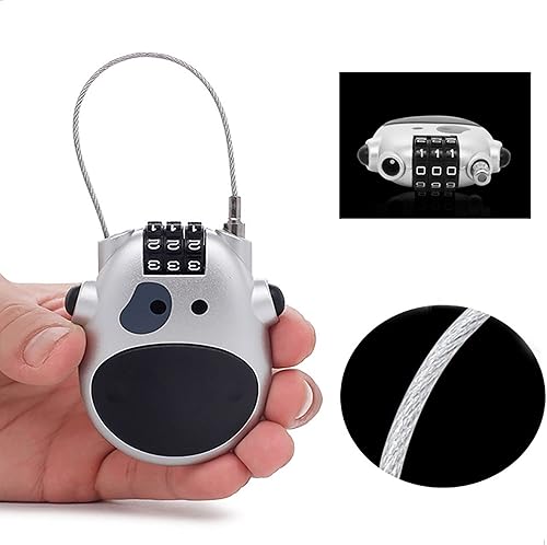 Lucchetto per Bicicletta Bici Catena - lucchetto a combinazione retrattile da 80 cm Antifurto a Combinazione a 3Cifre per Biciclette, Motocicli, Scooter, Cancelli.Facile da rasportare. - Ysert