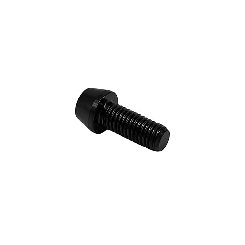 RISON-Titanium Bici Stelo Bulloni in Titanio M5x0.8x40mm, 5pcs Viti per Attacco Manubrio Bicicletta, Vite a Testa Conica Viti Fisse per Stelo Bici, Vite di Fermo Vite per Gambo per MTB/Bici da Strada - Ysert