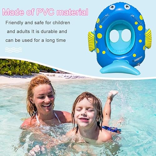 2 Pezzi Anello di Nuoto per Bambini Salvagente,Tigre Piscina Salvagente,Giraffa Circolo di Nuotare,Gonfiatore Swimming Float con Sedile per Bambino Giocattolo Ragazzi e Ragazze per 6 mesi a 4 anni - Ysert