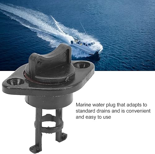 Tappo di Scarico della Barca, Tappo di Scarico dello Specchio di Poppa, Guarnizione Impermeabile in Plastica, Tappo per Acqua Marina di Ricambio Durevole e Portatile Nave - Ysert