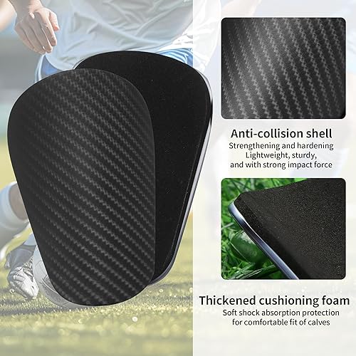 4 Pezzi Mini Parastinchi Calcio,Parastinchi Calcio Professionali,Leggero e Resistente, Adatto per Gli Sport con la Palla da Uomo, Donna e Bambino - Ysert