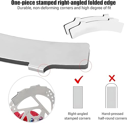Chiave Disco Freno Bicicletta, Chiave per Freni A Disco, Strumento Allineamento della Bici, Acciaio Inox Addensato, Accessori per Biciclette, per la Manutenzione delle Biciclette - Ysert