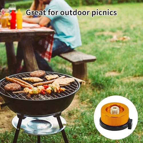 Convertitore di Gas,Adattatori per Fornelli a Gas da Campeggio,Adattatori per Fornelli a Gas,Adattatore per Fornello da Campeggio Connettore,Cartuccia Adattatore Gas,Adattatore per Cartuccia del Gas - Ysert