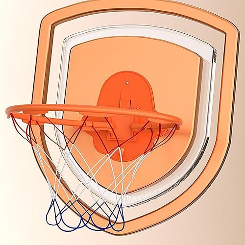 Canestro da basket per interni, 32 cm, silenzioso, rimbalzante silenzioso, giocattolo da parete per bambini all'aperto - Ysert