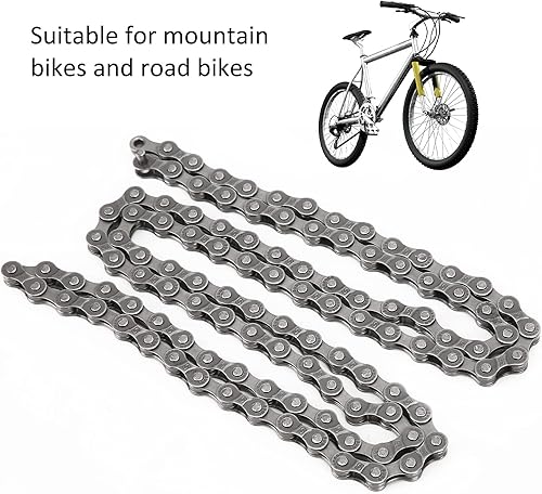 Catena per bicicletta a 8 velocità, 108 maglie,Acciaio 24 18 21 velocità mountain bike catena di cambio esterna - Ysert