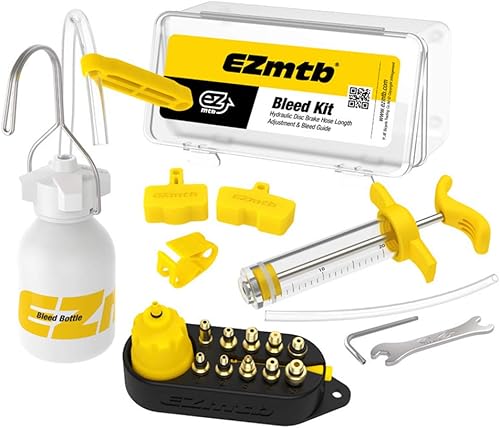 Kit di spurgo per freni a disco idraulici, per bicicletta MTB, set di strumenti di riparazione per freni a disco Shimano, Magura, Tektro e Sram. - Ysert