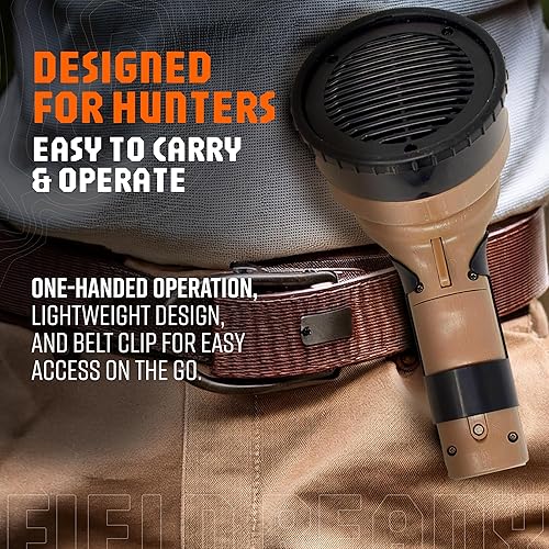 Mega Amp 20X Predator Call, Chiamata elettronica, Chiamata ad alto volume, Chiamate esperte per principianti, CC548 - Ysert