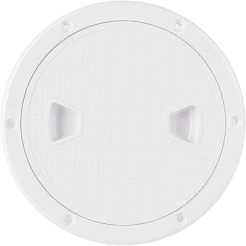 Marine ABS, coperchio arrotondato, portello di ispezione, yacht, camper, accessorio per barche, resistente alle intemperie, plastica ABS, durevole (6 pollici) - Ysert