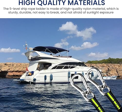 Scala per barche, a 5 livelli, per barche, per barche, kayak, motoscafo, canoa - Ysert