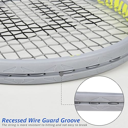 Racchette da tennis per adulti, 27 pollici racchetta da tennis ricreativa con copertura, Pre-Strung & Regrip, amanti degli uomini e delle donne - Ysert