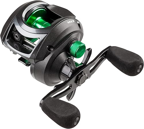 Mitchell MX3 - Mulinello da pesca Baitcaster, resistenti, super lisci, con sistema di frenatura centrifuga e 4 + 1 cuscinetti a sfera anticorrosione per la pesca di luccio, pesce persico, luccioperca, - Ysert
