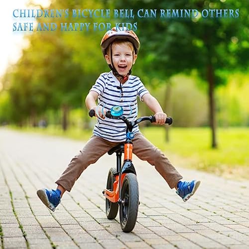 Campanello per Bici per Bambini,Dinosauro,Campanello Per Manubrio Della per Biciclette da Bambino,Campanello Bici Bambino,per Manubrio da 22 mm, per Biciclette Bambini, Scooter（blu） - Ysert