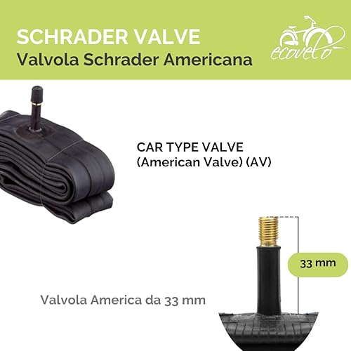 2 COPERTONI KENDA 24 X 1.95 (50-507) + CAMERE AMERICA | PNEUMATICI TASSELLATI NERI MTB BICICLETTA MOUNTAIN BIKE - Ysert