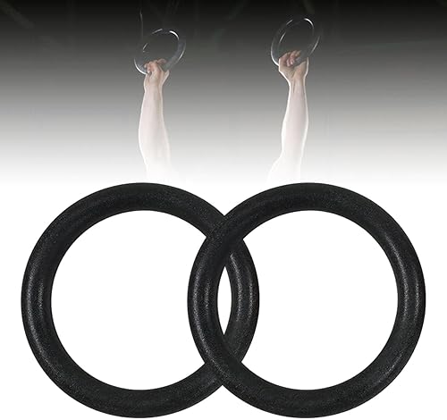 2X Anelli da Ginnastica Anelli da Allenamento per Donna Uomo Anelli Antiscivolo Allenamento Pull Up Anelli per Esercizi Anelli da Palestra - Ysert