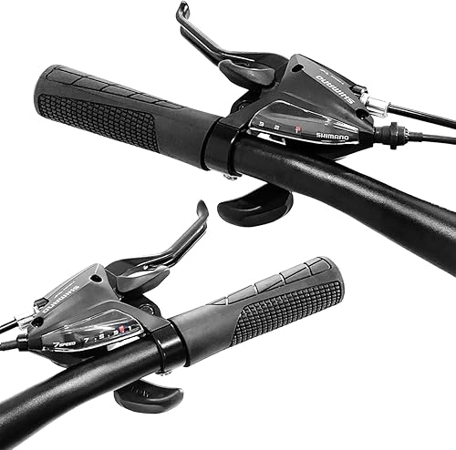 IBK Bicicletta Bici MTB 20'' Pollici Mountain Bike BIAMMORTIZZATA Ragazzo Cambio 21 Velocità Freni a Disco Rossa - Ysert