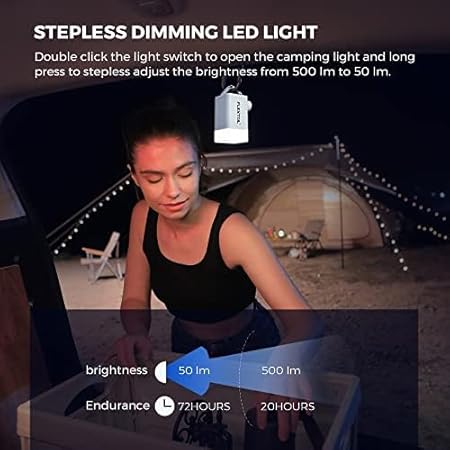 FLEXTAILGEAR MP2Plus Mini pompa ad aria elettrica con batteria ricaricabile e lanterna da campeggio per materassino ad aria, materasso ad aria, galleggiante per piscina, giocattolo gonfiabile - Ysert