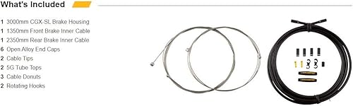 Jagwire Universal Sport Freno Kit Cavi/Guaina Unisex Adulto, Rosa - Ysert