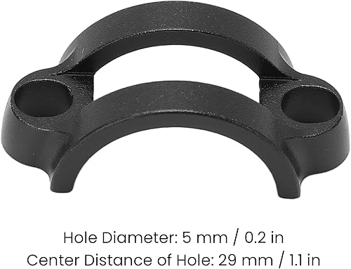 Morsetto del freno della bicicletta, lega di alluminio a forma di U leva del freno morsetto accessori bici compatibili per con 2 fori anello fisso per Magura - Ysert