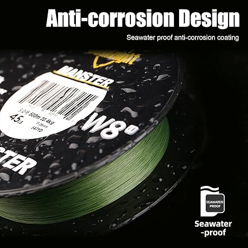 SeaKnight W8 II 8 Fili Lenza da trecciato X9 9 fili 150M/300M/500M Filo da Pesca alla Carpa Acqua salata 15-100LB - Ysert