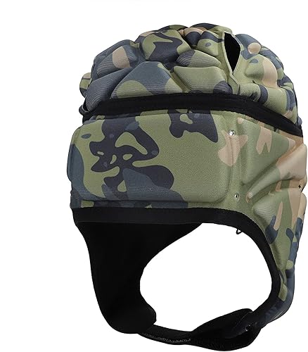 Casco da Rugby da uomo e donna, casco di protezione calcio Responsivo, berretto anti-collisione sportivo regolabile per calcio Rugby Skateboard Hockey - Ysert