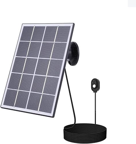 Caricatore pannello solare per Pro 5S/4/3 per fotocamere, uscita 5 V 10 W, IP65 resistente alle intemperie (nero) - Ysert