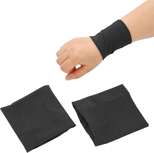 Sudore del Braccialetto di Seta del Ghiaccio, Braccialetto di Raffreddamento degli Accessori, Fascia Morbida del Polso 2PCS per Il Campeggio - Ysert