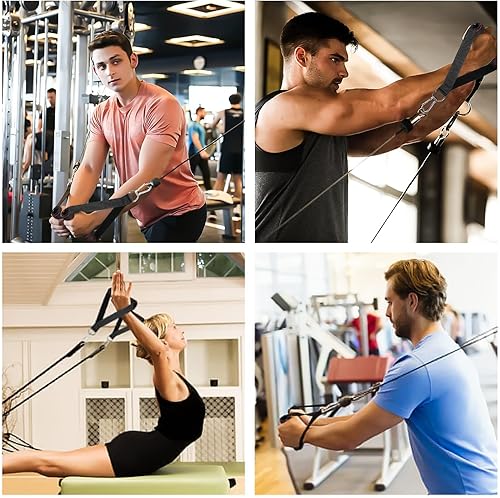 Maniglie Palestra, Resistenza Band gestire, Maniglie Palestra per Fitness Band, Fitness di Esercizi Maniglie, Manopole per Fasce di Resistenza per Home Fitness, Tricipiti, Allenamento - Ysert