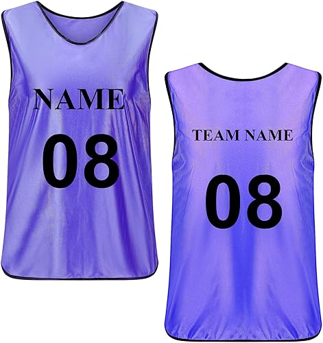 TopTie (prezzo/pezzo) Gilet da allenamento personalizzati Scrimmage bavaglini da calcio per adulti - Ysert