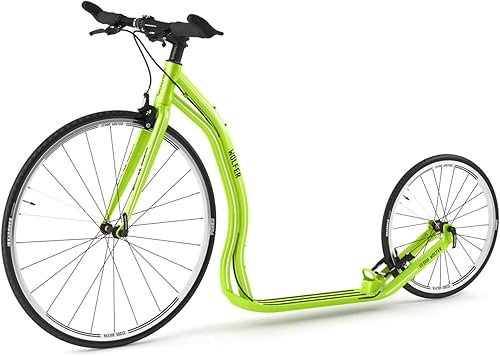 Wolfer Monopattino – fino a 120 kg – Monopattino con pneumatici 28/20 – Scooter per adulti veloce in lega di alluminio, peso 7 kg - Ysert