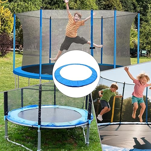 Copertura Bordo Trampolino, 183 244 305 cm Cuscino di Protezione del Trampolino, Cuscino di Sicurezza di Sostituzione, Resistente ai Raggi UV & Antistrappo, Ricambi Tra-mpolino Elastico - Ysert